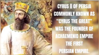 CYRUS THE GREAT | THE FIRST PERSIAN KING | MENTIONED IN BIBLE & QURAN | 3 MINUTE HISTORY |Episode #1