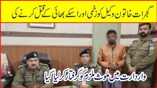 خاتون وکیل کو زخمی اور اس کے بھائی کو قتل کرنے میں ملوث  ملزم کو گرفتار کر لیا
