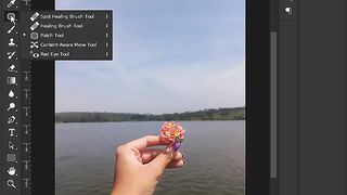 Remove Unwanted Objects with Patch Tool