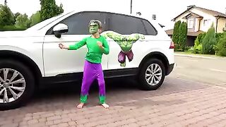 Kids show Eli turn in to Super Hero