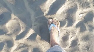 Sand and water