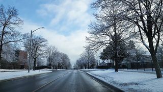 Diving around my neighborhood after the snow ❄️