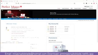 Latest Perfect Money Adder 2023 by Ninja Crypto Blade V1.0