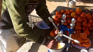 fresh orange juice | orrange juice nikalna | village life | @okpendu