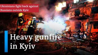 More than 100,000 Ukrainians flee to Poland as others take up arms
