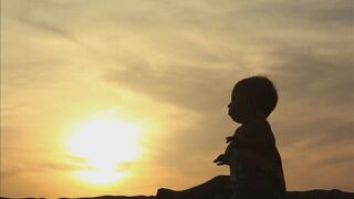 Sunset with Music for relaxation and meditation. Calm music for sleep and relaxation.