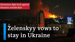Ukrainians fight back against Russians on Kyiv outskirts