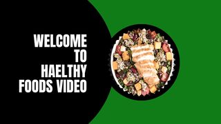 HEALTHY FOOD VIDEO!