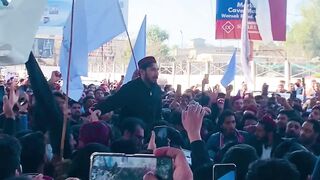 Manzoor Pashteen in Peshawar . Leader