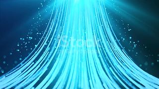Computer generated futuristic stream.