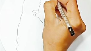 How to make  cartoon character girl sckatch