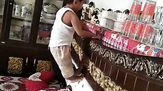 Cute baby enjoy ????