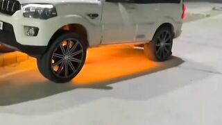 Full modified car show of black thar????|white modified scorpio s8 ????|black modified scorpio s11????