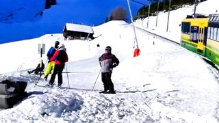 Снежная Швейцария.