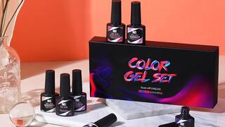 Nail Gel Polish Kit 6 Pcs X 8ml Nail