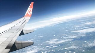 Airplane On Its Flight