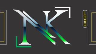 How to Create Text Logo l Typography Logo Design l N Logo Design CorelDraw
