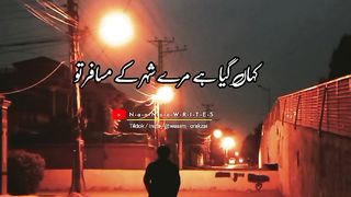 Sham poetry in Urdu Hindi | heart touching poetry in Urdu Hindi | love poetry