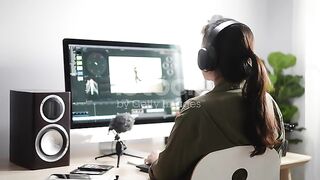 filmaker working