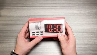 DreamSky Compact Digital Alarm Clock with USB Port for Charging