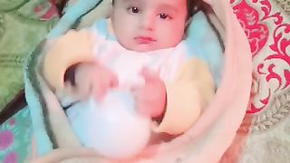 Baby playing