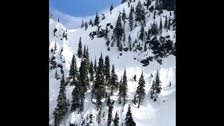 Dude tries to snowmobile up mountain, instantly regrets it