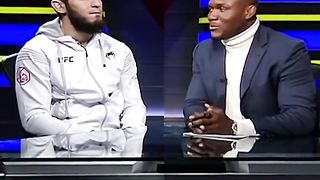 Kamaru Usman’s reaction to Islam Makhachev joking about Khabib coming back  _ #shorts