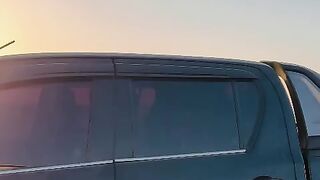 GMC V8 desert land