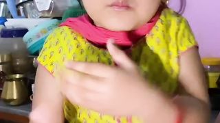 Cute baby funny talking ????
