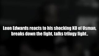 Kamaru Usman CRASHES Dana White's Interview ! Vows to K_LL Leon Edwards after Getting KO'ed. UFC 278