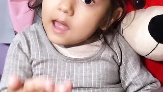 Cute baby girl funny ????