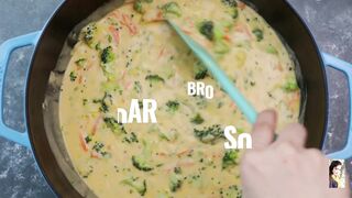 4 Healthy Lunch Ideas | Broccoli Cheddar Soup