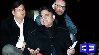 اڈیالہ جیل سے رھائی کے بعد میڈیا سے گفتگو