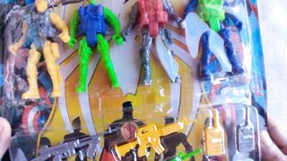 3 minutes satisfying with unboxing super heros toys for kids