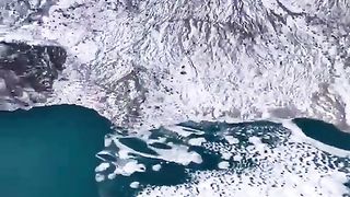 Attabad Lake hunza valley Gilgit Baltistan.