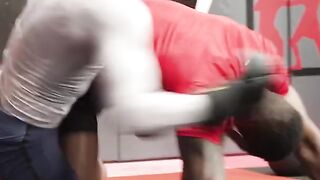 Dan Hooker Gets WILD with Israel Adesanya During Ground and Pound Drill #ufc