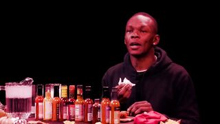 Israel Adesanya Gives Thanks While Eating Spicy Wings _ Hot Ones #UFC #SHOW