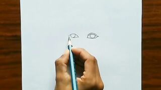 Drawing scetch with pencil