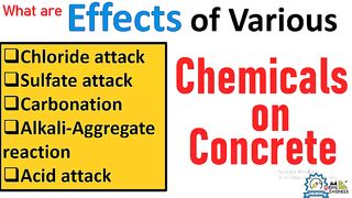 effects of chemicals on concrete