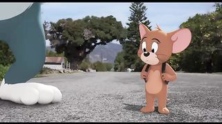 Funny cartoon tom and Jerry