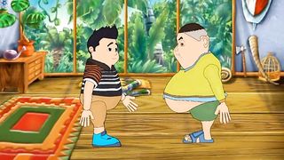 cartoons for kids|vir the robot boy|vir vs mad max|robot boy suit on