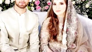 Shaeen afridi and ansha afridi nikha video|shaeen afridi ny bhot hi khubsurat andaza sy kaha Qabool hai