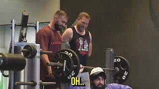 Gym cleaner surprised everybody in the gym.