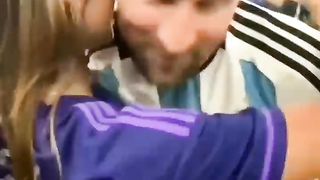 Lionel Messi and Antonella Roccuzzo with family lovable video #messi #antonellaroccuzzo #shorts