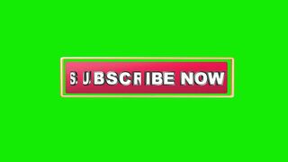 Like Subscribe and Get Notified Green Screen Button no copyright