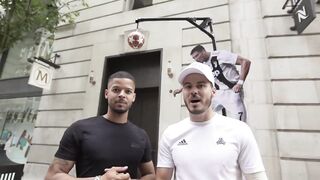 CRISTIANO RONALDO HEADER CHALLENGE!_IN PUBLIC_ _ Billy Wingrove & Jeremy Lynch