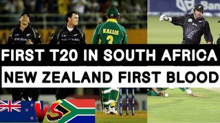 First Ever T20 International Match in South Africa| South Africa Vs New Zealand| Kiwis First Blood