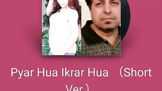Payar hua iqrar Hua , indian song , waseem mirza and soniya kukku ji