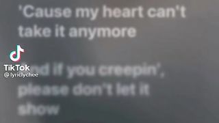 Creeping- by the weekend ft 21 savage