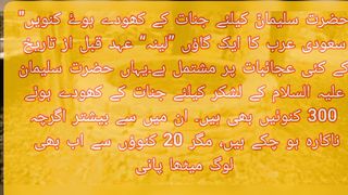 Hazrat Sulaiman (A.S) And 300 Wells